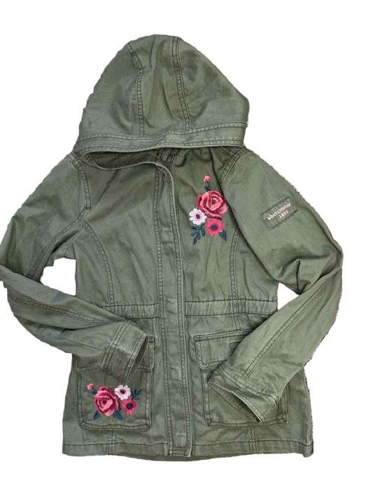 Abercrombie (C) Green Youth Size 8 Jacket Light