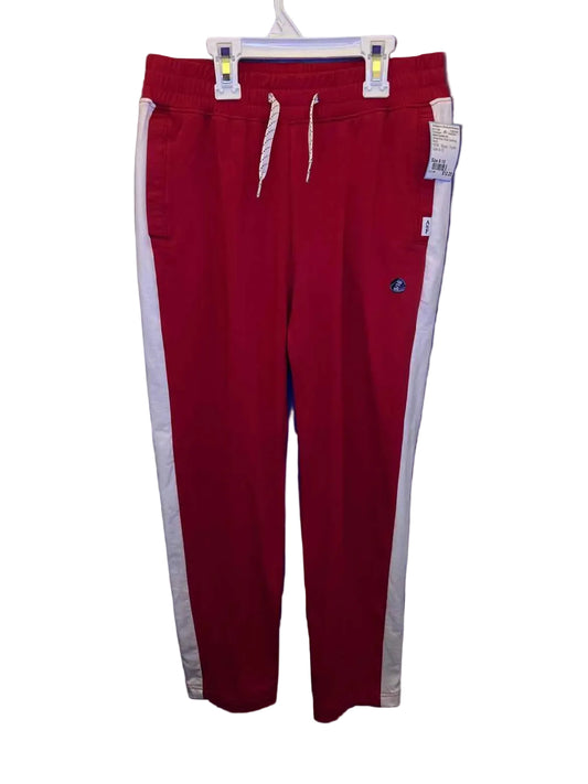 Abercrombie (C) White Red Youth Size 8-10 Sweatpant