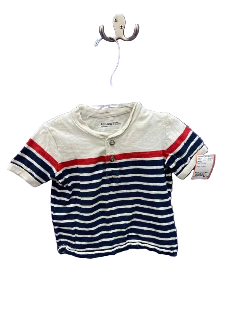 Gap (B) Red White Blue Infant Size 18-24 MO SSTop