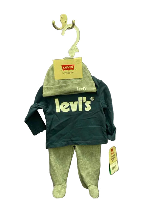 levis Blue Gray Infant Size 3 MO 3PC Casual