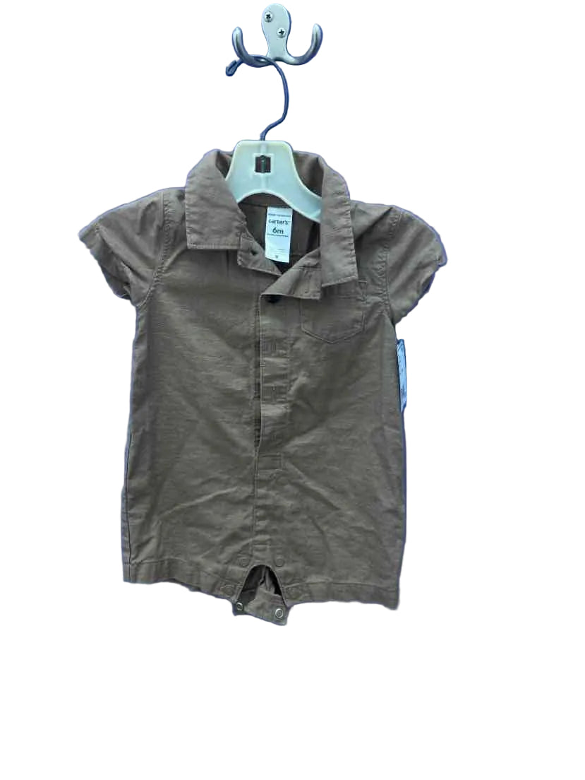 Carters (C) Brown Infant Size 6 MO 1PC Casual