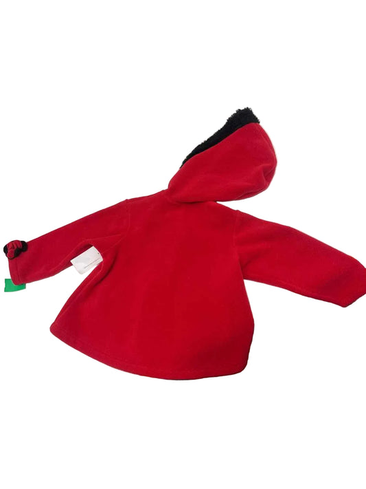 Red Toddler Size 5 Dress Coat Heavy