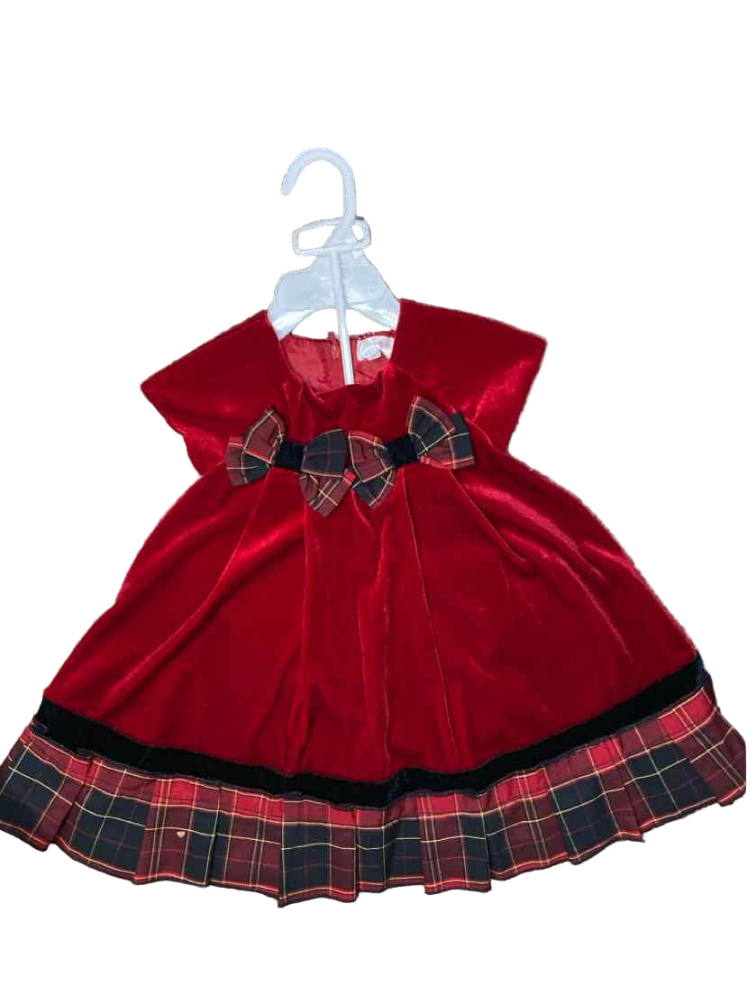 Biscotti (A) Red Infant Size 18 MO PartyDress