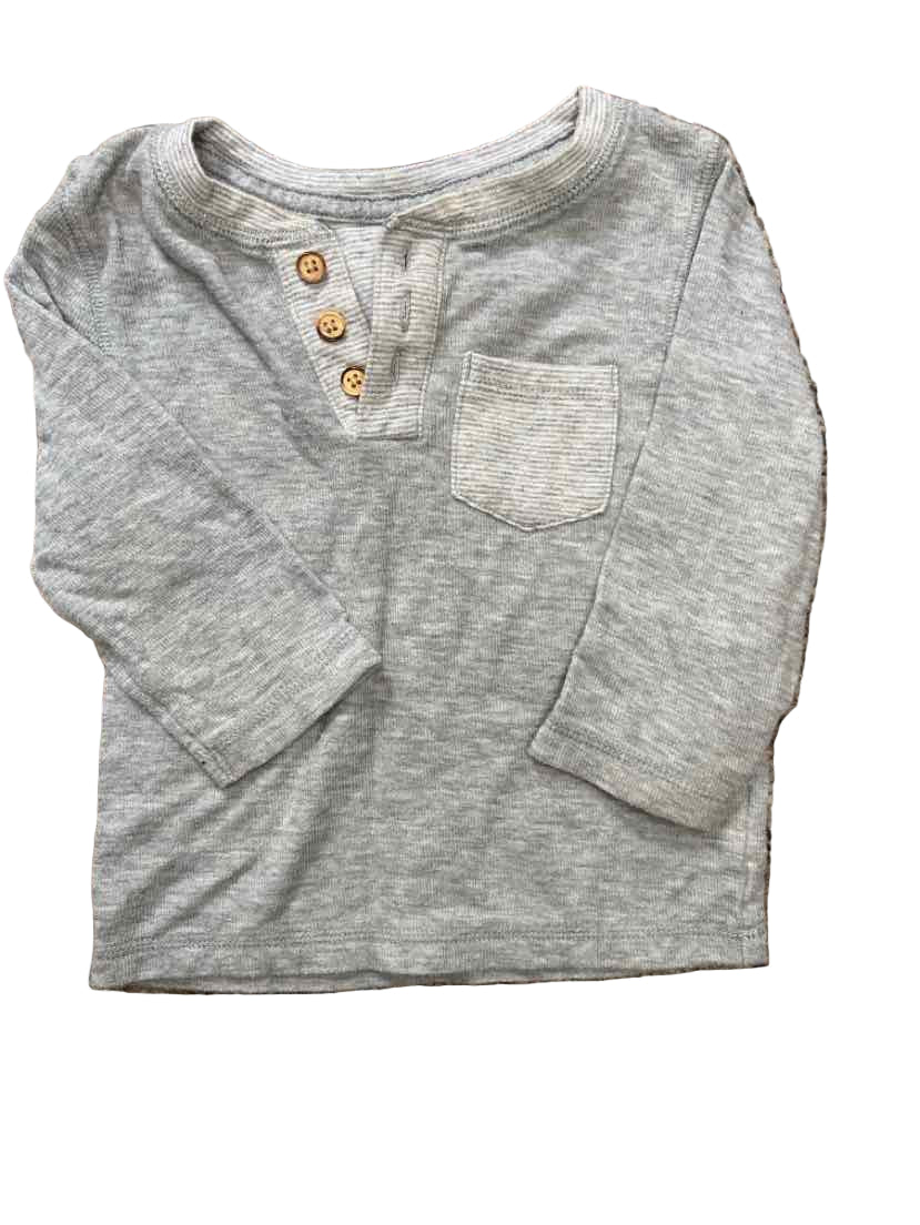 Cat and Jack (D) Gray Infant Size 12 MO LSTop
