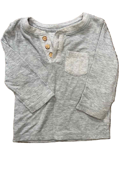 Cat and Jack (D) Gray Infant Size 12 MO LSTop