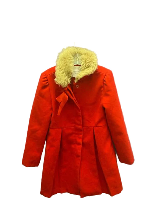 Janie and Jack (A) Red Youth Size 7-8 Dress Coat Winter