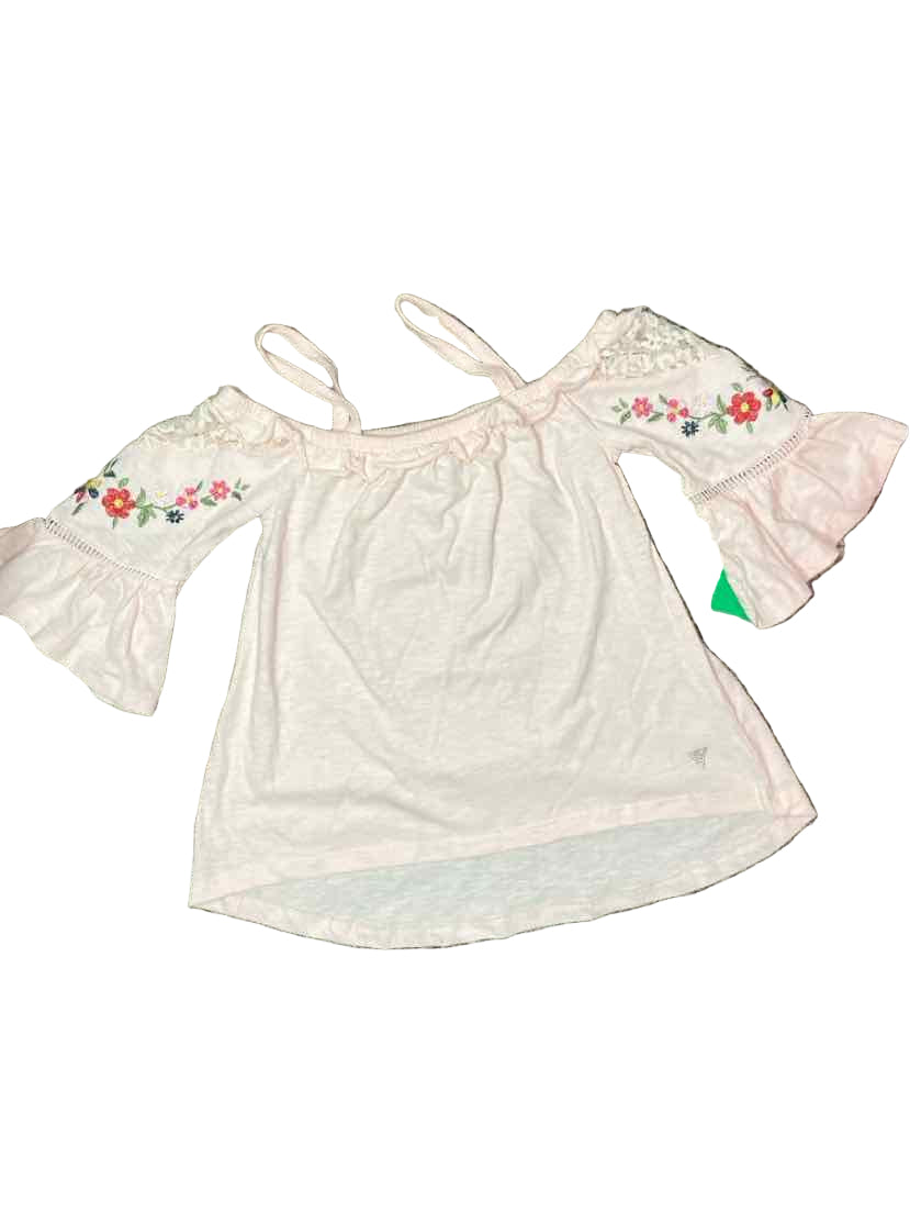 Guess (A) Pink Youth Size 7-8 LSTop