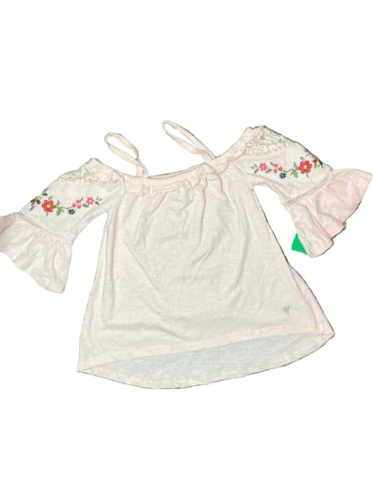 Guess (A) Pink Youth Size 7-8 LSTop