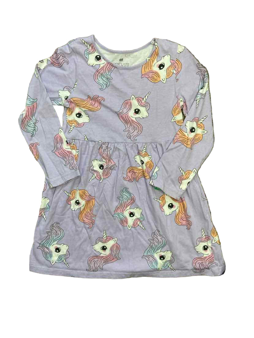 H & M (D) Purple Toddler Size 5T CasualDress