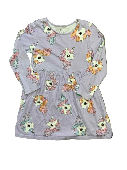 H & M (D) Purple Toddler Size 5T CasualDress