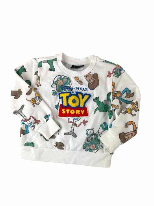 Disney (B) White Toddler Size 2T Sweatshirt