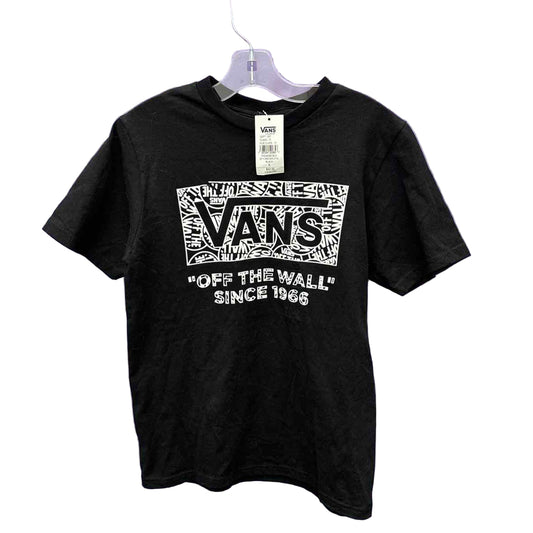 Vans (C) Black Youth Size 7 SSTop