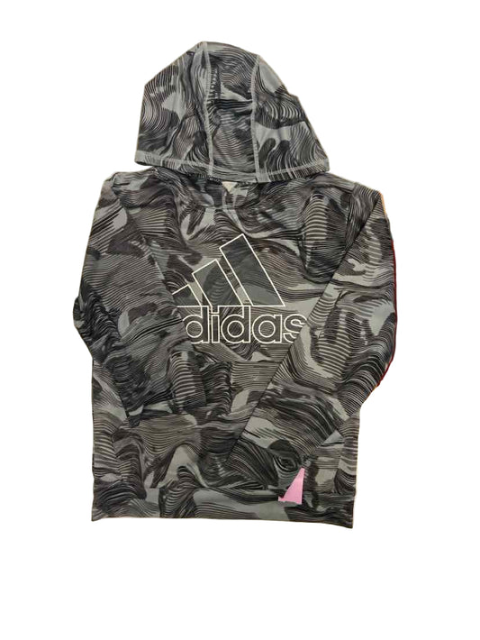 Adidas (B) Gray Youth Size 14 Sweatshirt