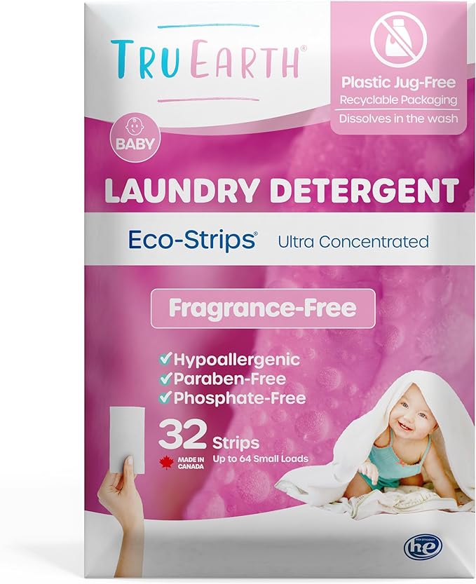 Tru Earth Laundry Detergent. Baby Fragrance Free