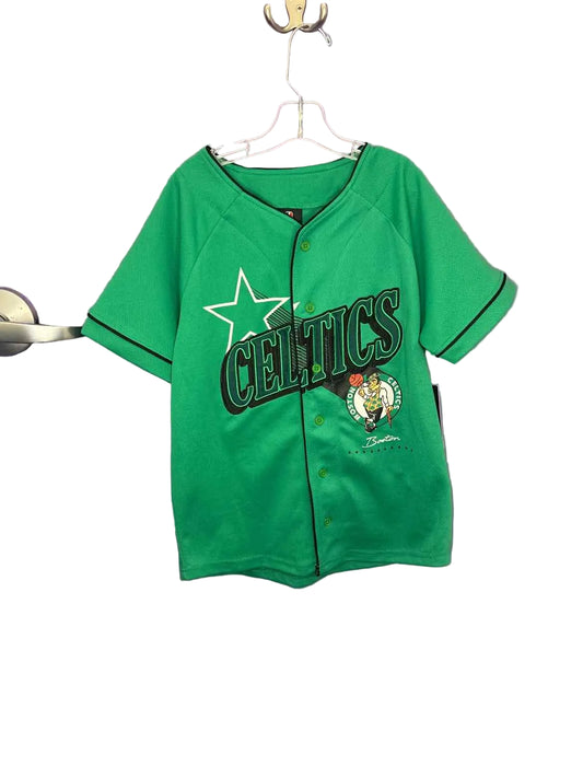 NBA (B) Green Youth Size 10-12 AthleticTopSS