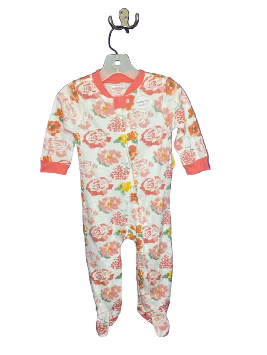 Burts Bees (C) Floral Infant Size 6-9 MO 1PCSleepwear