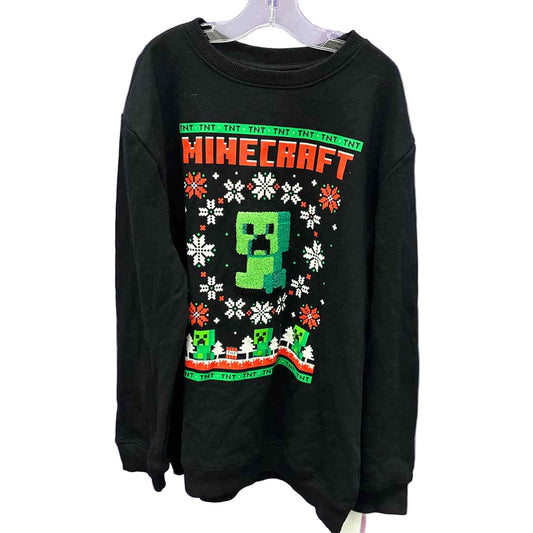 Minecraft Christmas Youth Size 14 Sweatshirt
