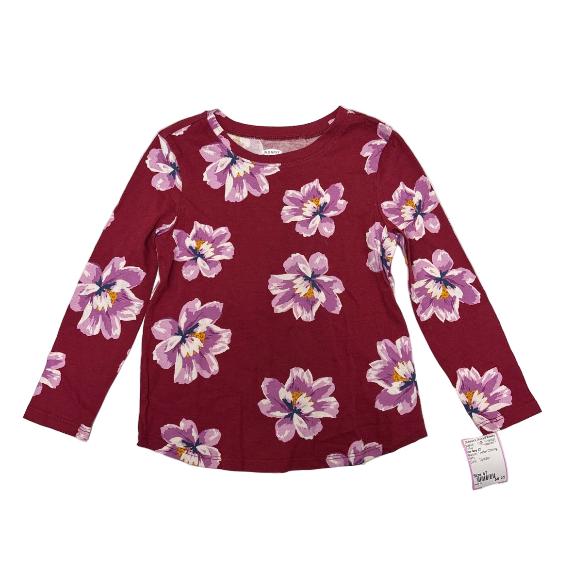 Old Navy (C) Maroon Toddler Size 4T LSTop