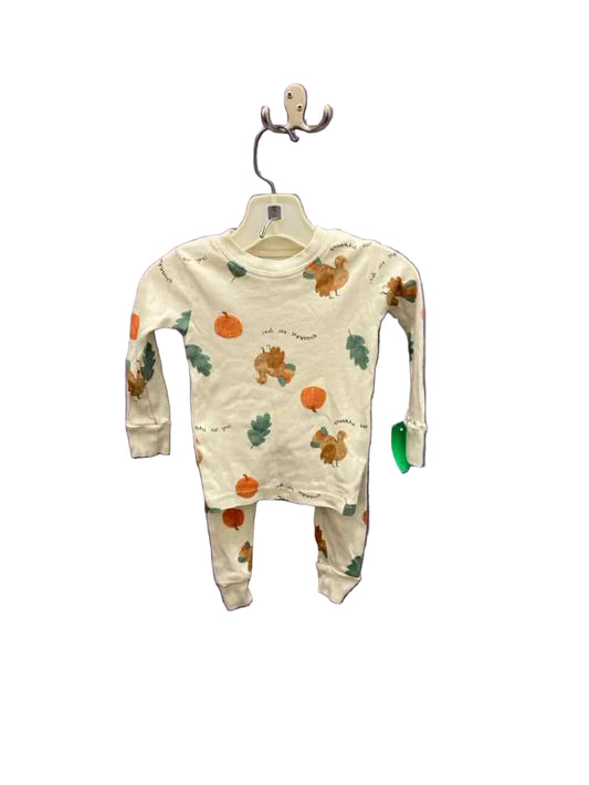 Carters (C) Thanksgiving Infant Size 12 MO 2PCSleepwear
