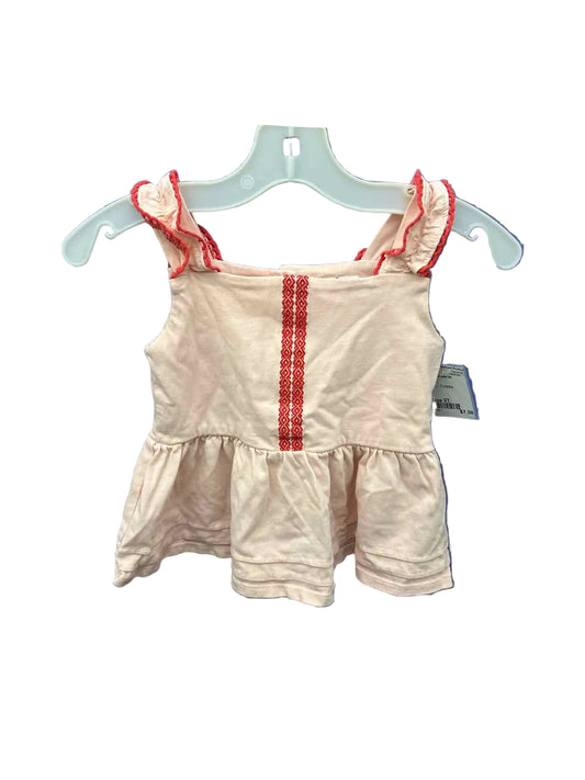 Janie and Jack (A) Coral Toddler Size 3T SSTop