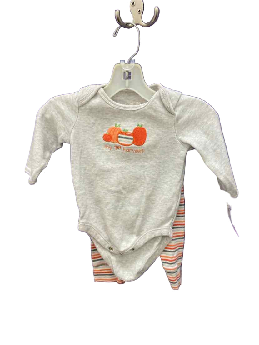Gymboree (C) Gray Infant Size 3-6 MO 2PC Casual