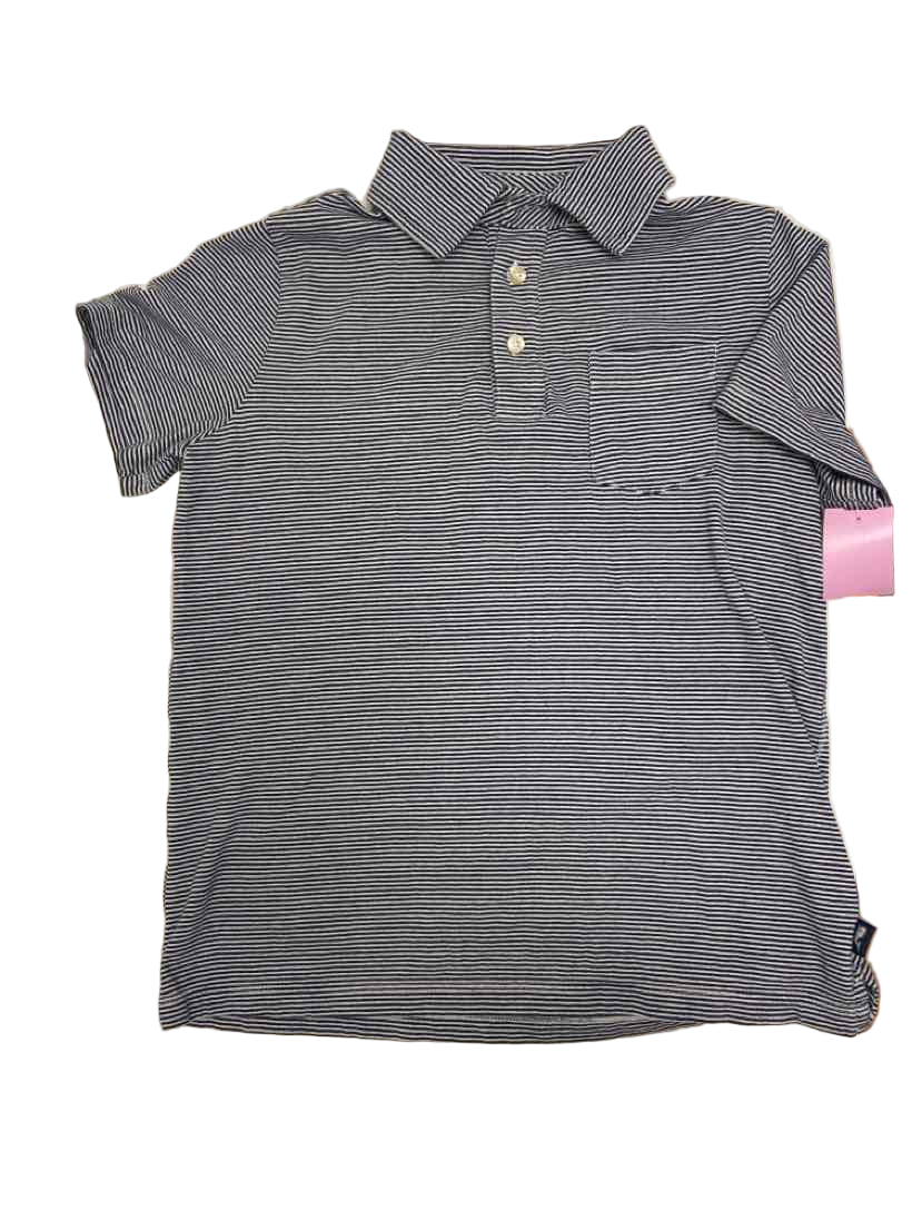 Vineyard Vines (A) White Blue Youth Size 12 Polo