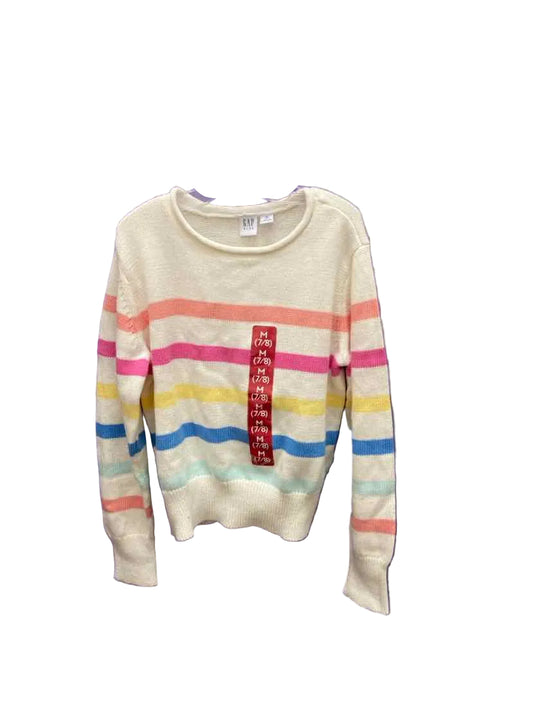 Gap (B) Striped Youth Size 7-8 SweaterLight