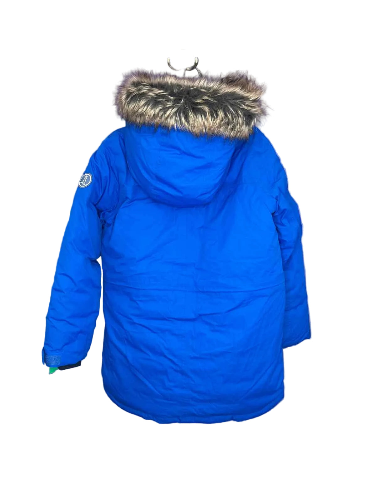 Lands End Royal Blue Youth Size 10-12 Jacket Heavy