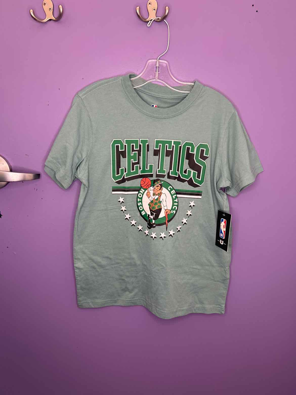NBA (B) Green Youth Size 10-12 SSTop