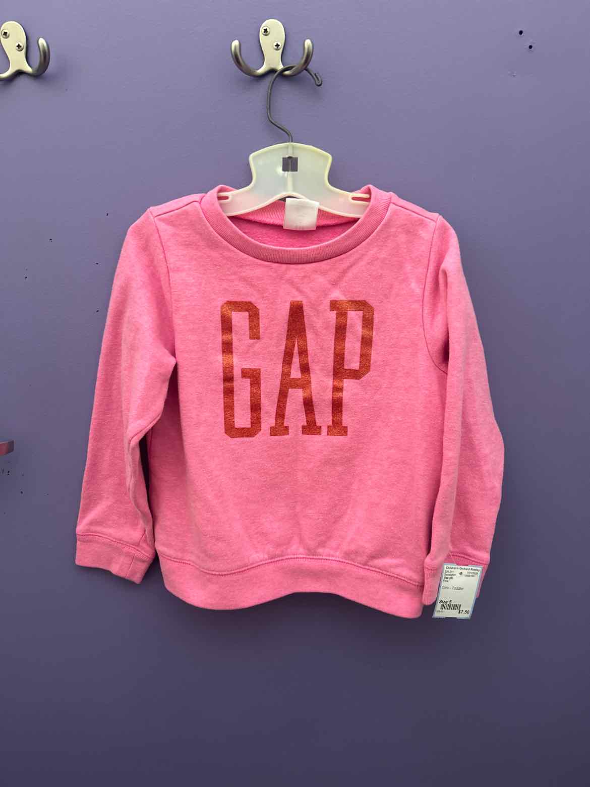 Gap (B) Pink Toddler Size 5 Sweatshirt