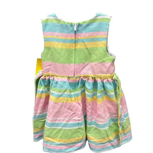 Bonnie Baby (B) Stripe Infant Size 18 MO Casual Easter Dress