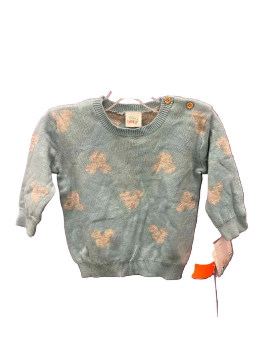 Disney (B) Blue Gray Infant Size 12 MO SweaterLight