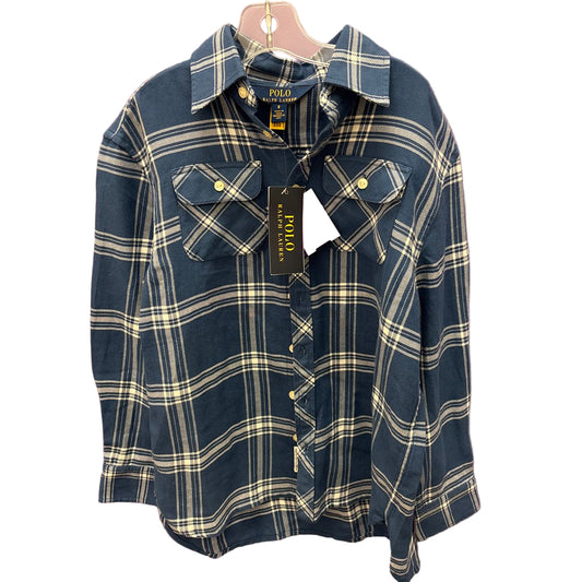 Ralph Lauren (A) Blue Youth Size 8 ButtondownLS