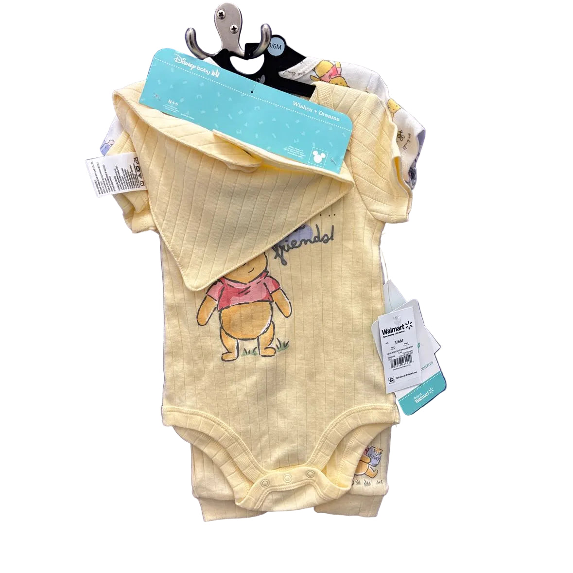 Disney Babies (C) Yellow Infant Size 3-6 MO 3PCSleepwear