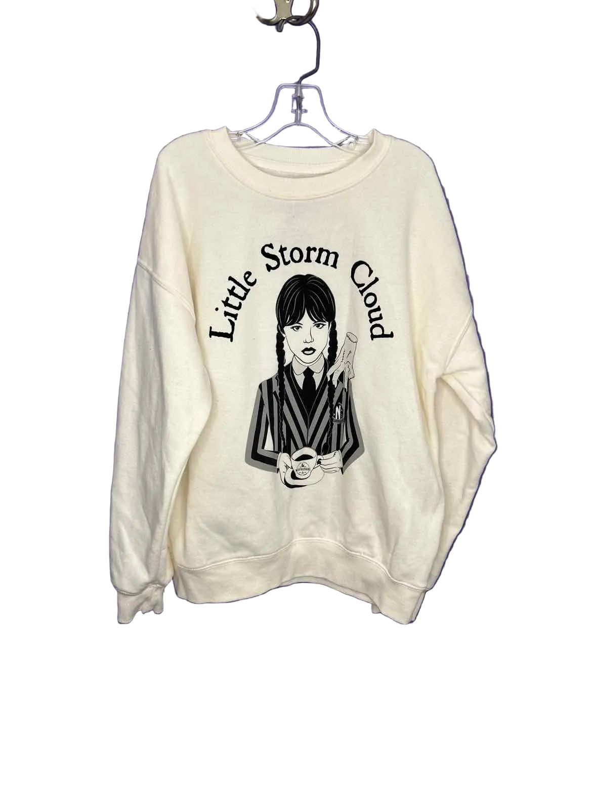 Wednesday Cream Youth Size 12 Sweatshirt