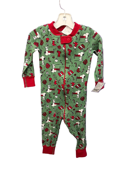 Hanna Andersson (A) Green Print Infant Size 18-24 MO 1PCSleepwear