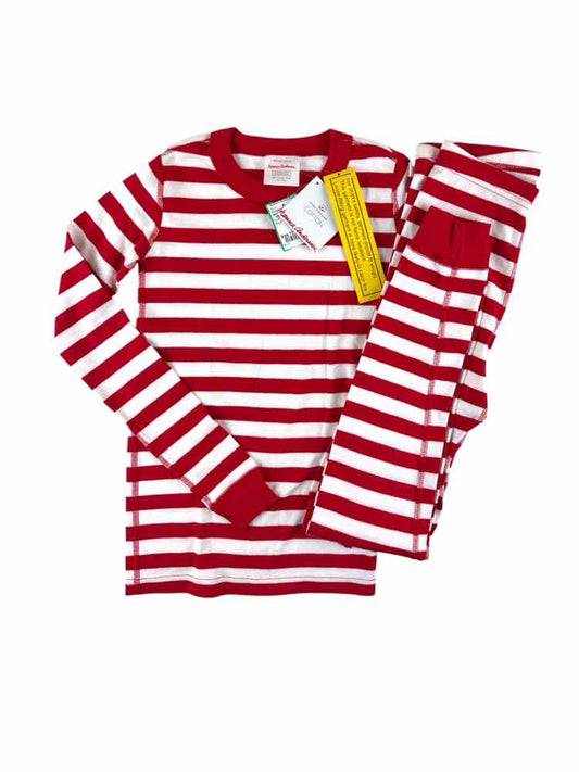 Hanna Andersson (A) White Red Youth Size 10 2PCSleepwear