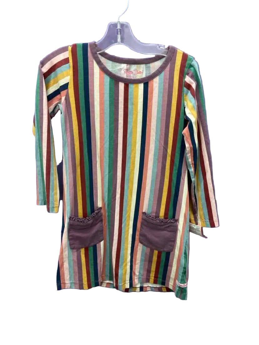 Ruffle Butts and Rugg (B) Stripe Youth Size 7 CasualDress