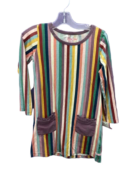 Ruffle Butts and Rugg (B) Stripe Youth Size 7 CasualDress