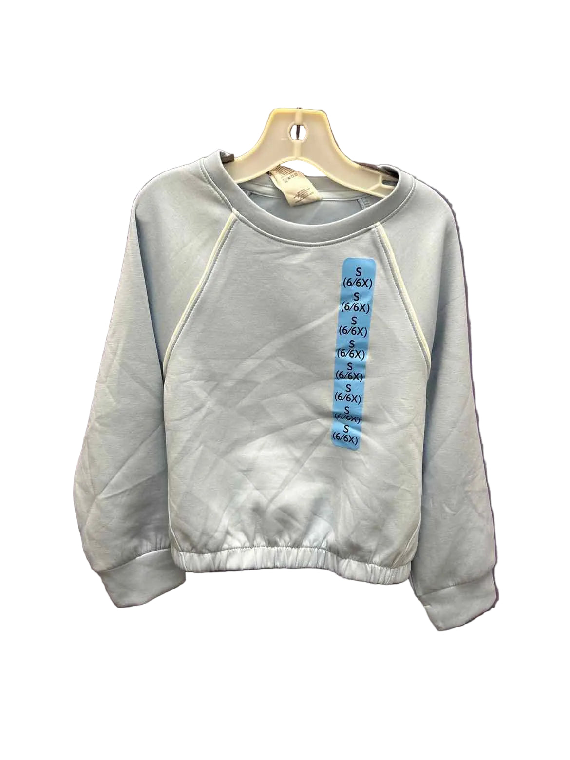 Members Mark (E) Light Blue Youth Size 6 Sweatshirt