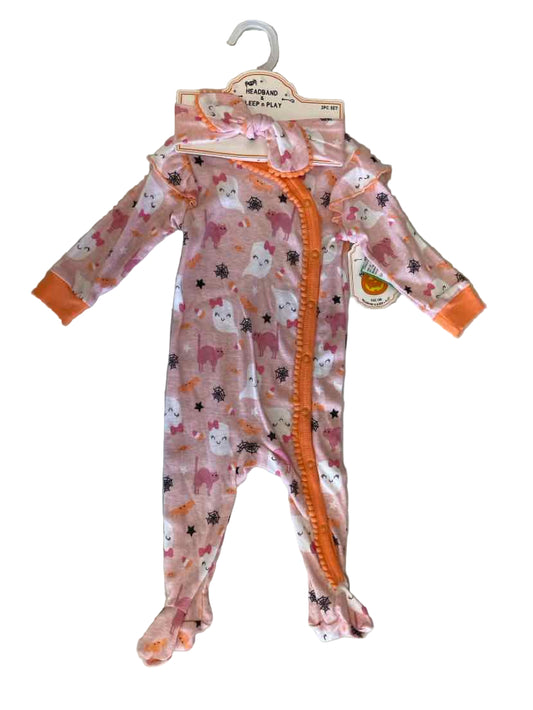 Modern Baby Pink print Infant Size 12 MO 3PC Casual