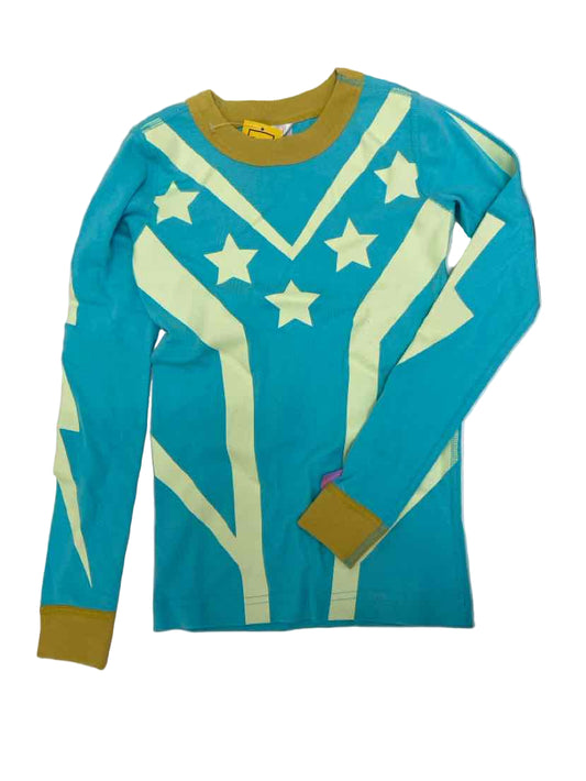 Hanna Andersson (A) Aqua Youth Size 8 2PCSleepwear