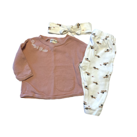 Outfit Rabbit + Bear Size 12M