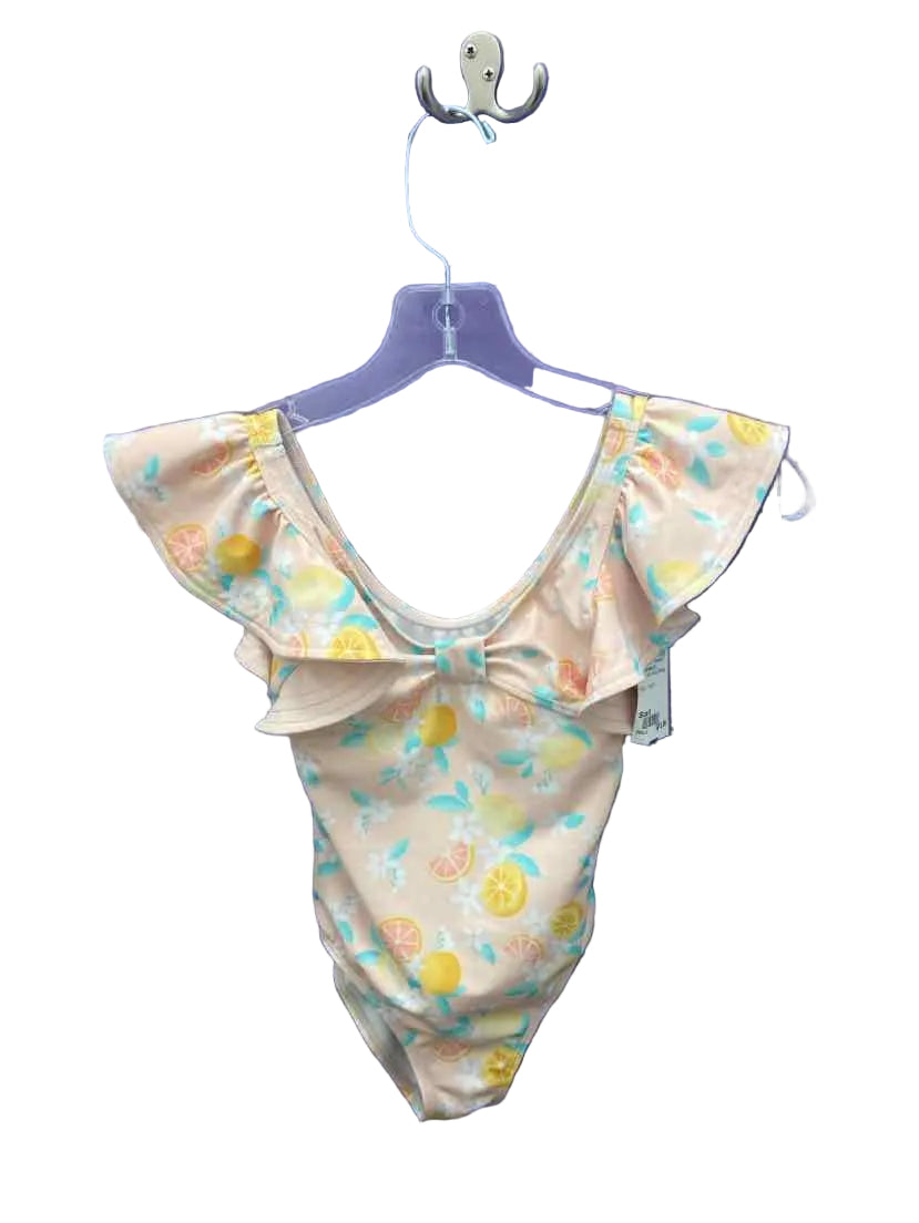 Janie and Jack (A) Peach Youth Size 6 1PCSwimwear