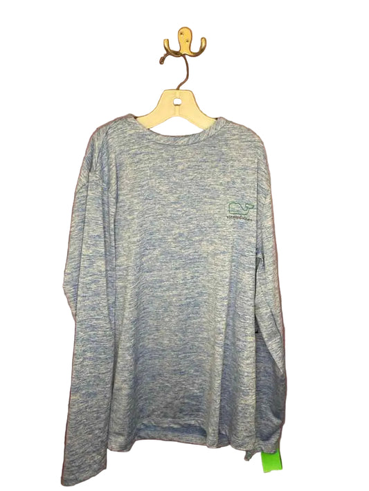 Vineyard Vines (A) Blue Green Youth Size 16 AthleticTopLS