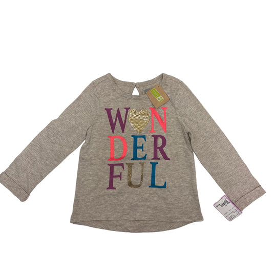 Crazy 8 (D) Gray Toddler Size 2T LSTop