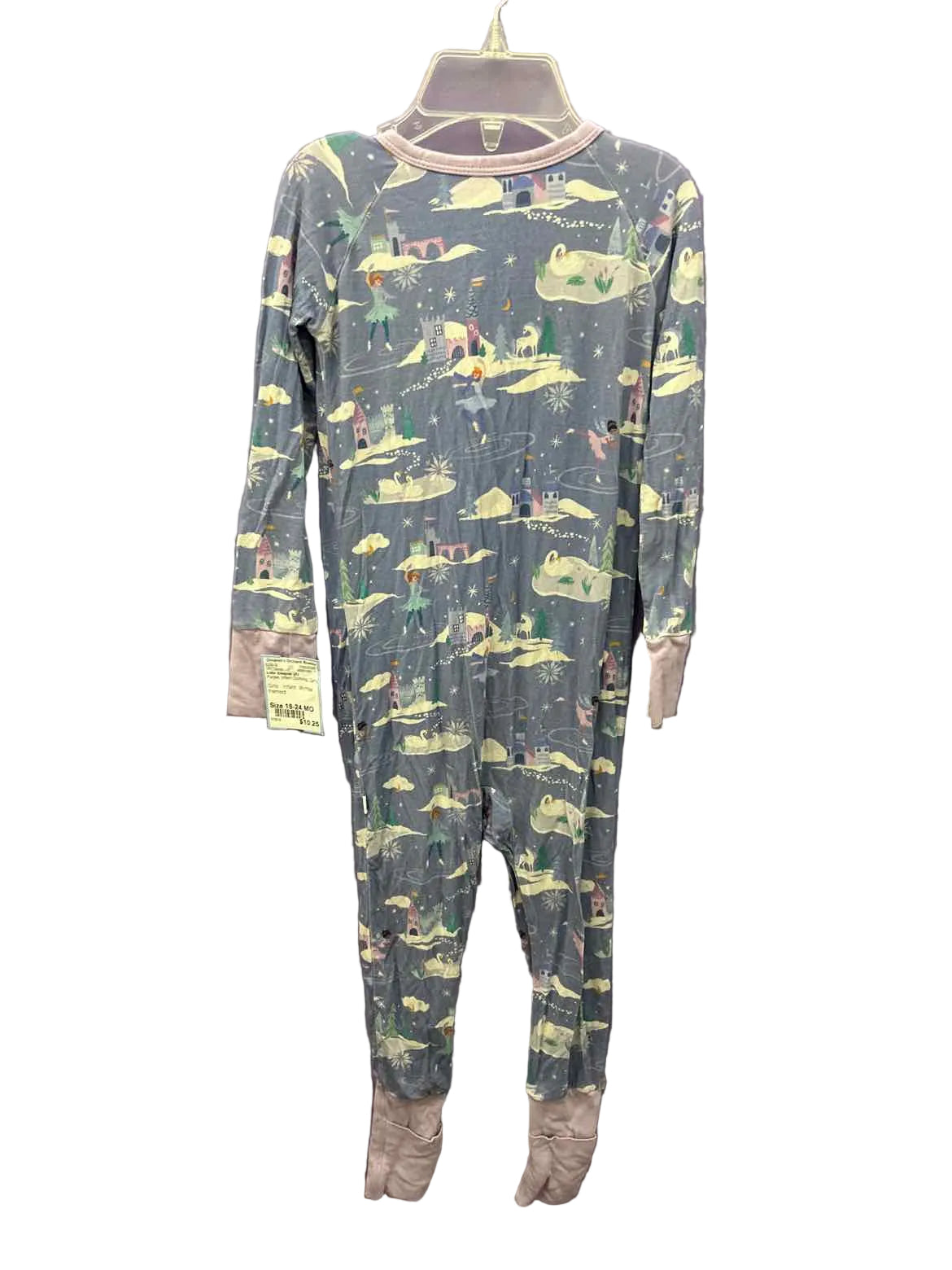Little Sleepies (A) Purple Infant Size 18-24 MO 1PCSleepwear