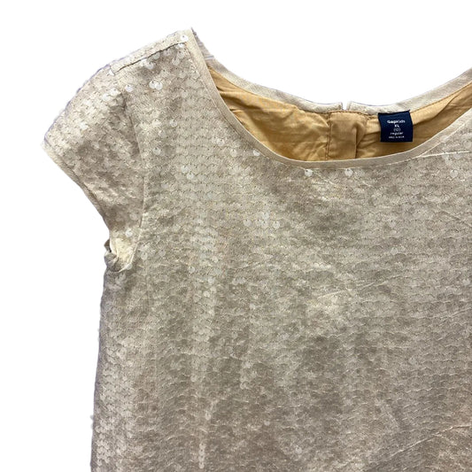 Gap (B) Gold Youth Size 12 Gold Sequin Formal Dress