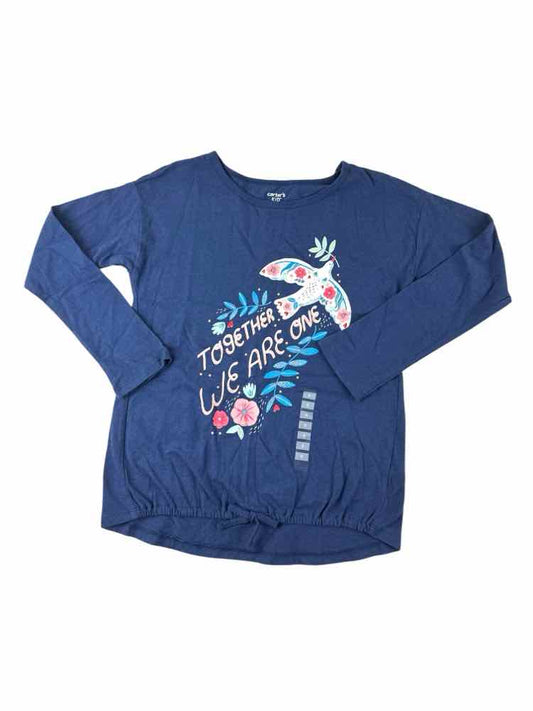 Carters (C) Navy Youth Size 8 LSTop