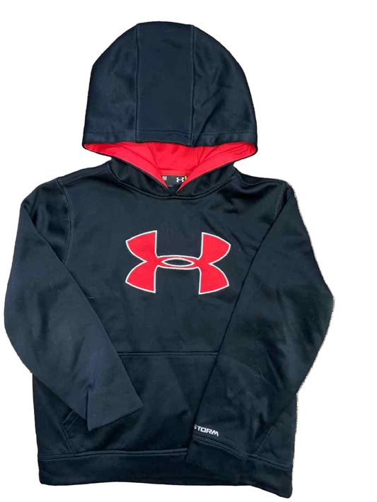 Under Armour (B) Red Black Youth Size 8 Sweatshirt
